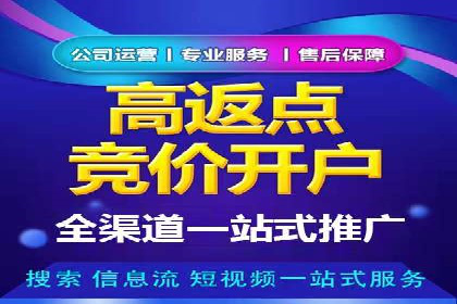 竞价广告端口开户的实战效果
